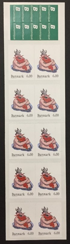 Denmark 2011 #1572 Booklet, Bathing Viking, MNH(see note), 2 Pics, CV $25.