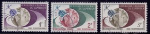 Cameroon, 1963, Trans-Atlantic Television Satellite Link, Mi#381-83, used**