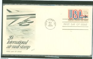 US C75 Airmail Fleetwood & artmaster 1st day cachets both are unaddressed