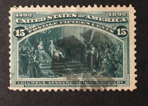 United States, US Sc. #238, used CV $82.50