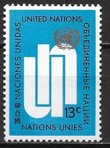 United Nations 196 13c UN single MNH