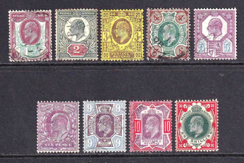 GREAT BRITAIN SC 129//138a VLT CANCELS F/VF SOUND $365 SCV