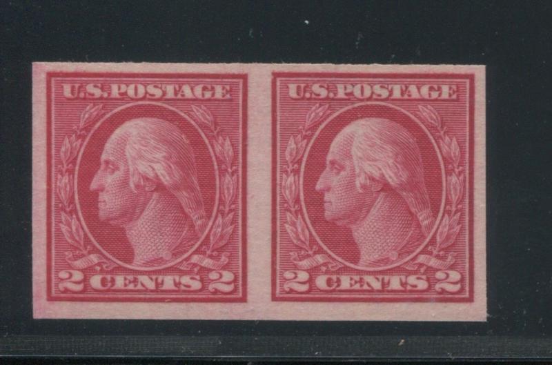 1914 US Stamp #459 2c Mint Never Hinged Grade Very Fine 80 Pair Certified