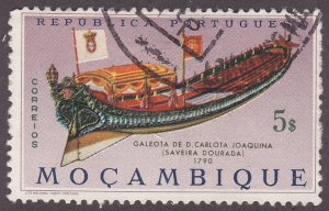 Mozambique 462 Dona Carlota Joaquina's Barge 1964