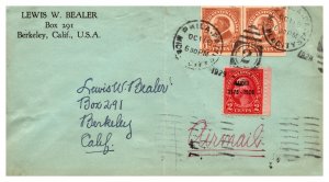 1928 PENNSYLVANIA PHILADELPHIA IMPERF PAIR + HAWAII ( Postal History ), 1928,...