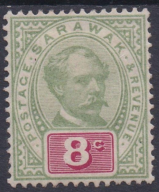 SARAWAK 1888 RAJA BROOKE 8C