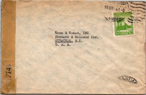 Chile 1941 - Censor Cover - Kane & Roach, Inc - F31151