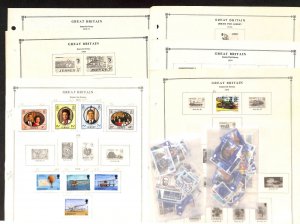 Jersey Stamp Collection on 24 Scott International Pages, 1969-1992 (BD)