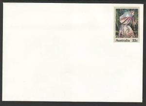 Australia Lizard Unused Postal Envelope 