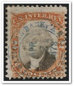 R135 2¢ Third Issue Documentary Stamp (1871-72) CDS Used