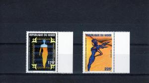 NIGER 1998 African Fashion Festival set Perforated mnh.vf