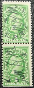 US #R240 Used Pair, Revenue, SCV $.60 L12