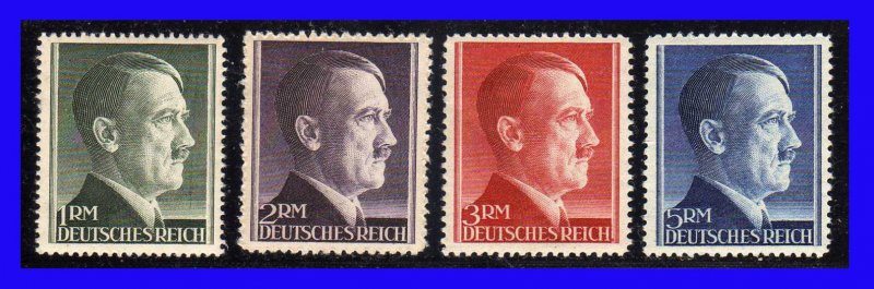 1942 - Alemania - Scott n  524a  527a - MNH - AL-112