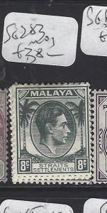 MALAYA  STRAITS SETTLEMENTS (P0510B)  KGVI 8C  SG 283   MOG