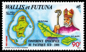 Wallis & Futuna Islands 1988 Scott #C160 Mint Never Hinged