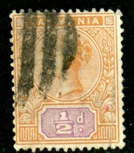 Tasmania, Scott #76, Used