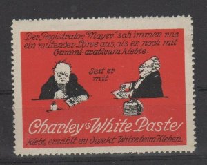 Germany - Charley's White Paste Glue Advertising Stamps- Humorous- MNH OG