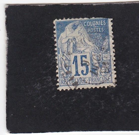 French Colonies #51 used