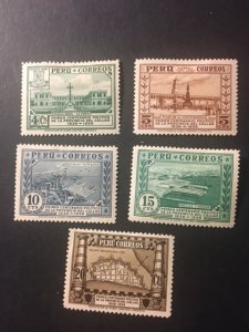Peru sc 342-346 MH comp set