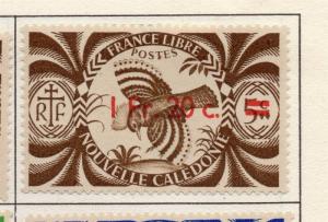 New Caledonia 1938-46 Early Issue Fine Mint Hinged 1.20F. Surcharged 193569