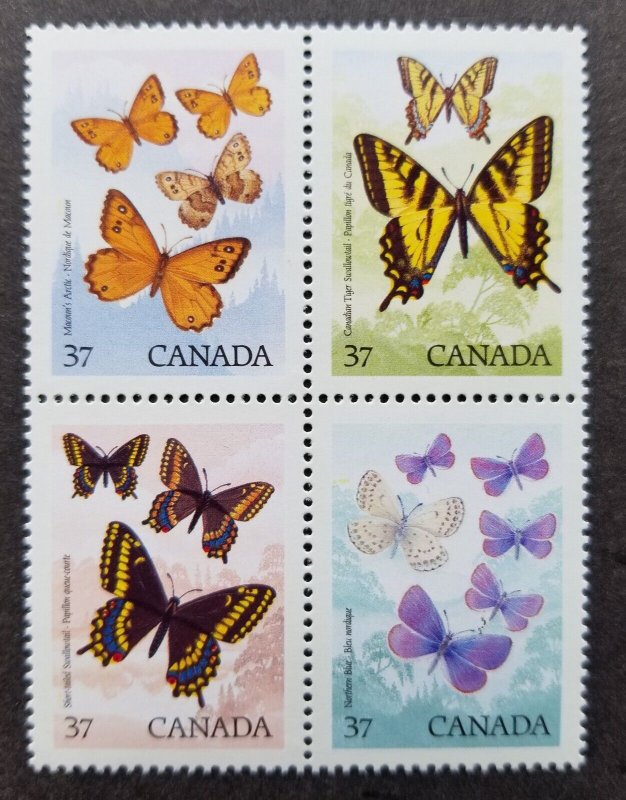 *FREE SHIP Canada Butterflies 1988 Insect Tree Forest (stamp) MNH *see scan