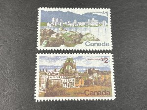 CANADA # 600-601--MINT/ NEVER HINGED------SINGLES------1972-76