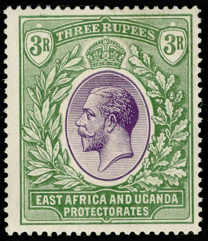 KENYA and UGANDA SG73,  3r violet and green, M MINT. Cat £150.