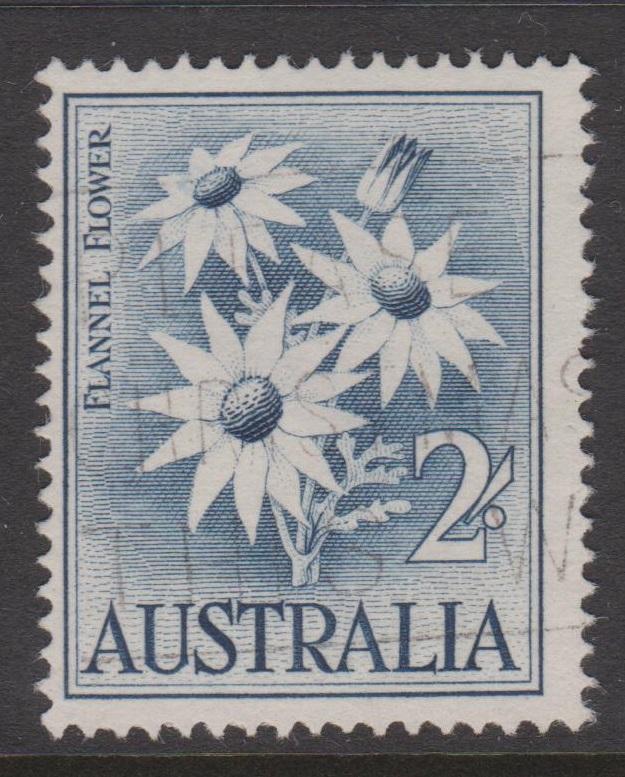 Australia 1959 2/- Flannel Flower Sc#327 Fine Used