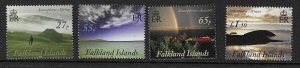 FALKLAND ISLANDS SG1153/6 2010 ATMOSPHERES  MNH