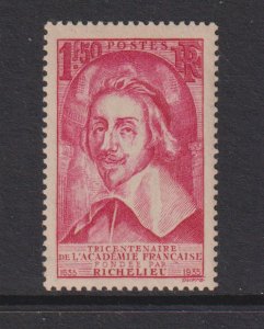 France  #304  MH  1935   Cardinal Richelieu