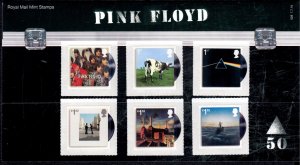 Great Britain 2016 Pink Floyd Complete Mint MNH Set & Miniature Sheet in Pack