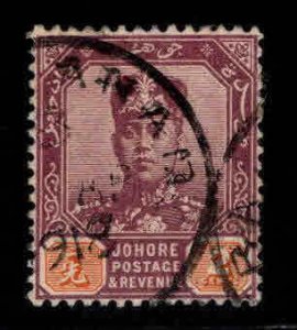 Malaya Jahore Scott 77 used 1910-18 wmk 47 nice color