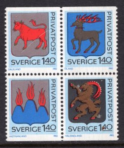 Sweden 1403-1409 Coat of Arms MNH VF