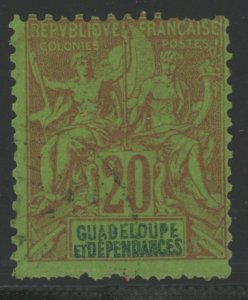 Guadeloupe 36 used (2107 61)