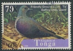 Tonga 2002 SG1555 60s on 70s Friendly ground dove #1 FU