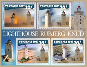 Stamps. Fauna. Lighthouses 2023 year, 1+1 sheets  perforated  NEW