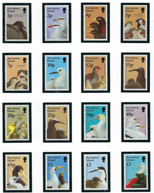 Ascension 650-55 MNH 1996 Birds with their young