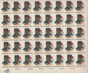 Scott 1758 - Photography. Sheet of 40.  MNH. OG.    #02 1758sh40