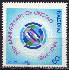 Pakistan. 1984. 642. Trade and Development Conference. MNH.