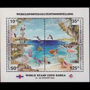 NETH.ANTILLES 1994 - Scott# 730a S/S Wildlife NH