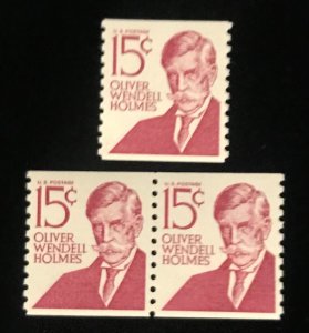 1305Ei Pair & Single, MNH, dull gum, Type II