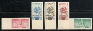 Lebanon C141-5 1948 UNESCO set IMPERF MNH