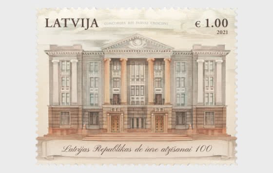 2021 Latvia Independence De Lure (Scott NA) MNH