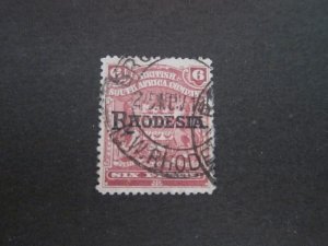 Rhodesia 1909 Sc 89 FU