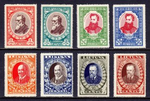 LITHUANIA — SCOTT 277-277B — 1933 AUSRA 50TH ANNIVERSARY SET — MNH — SCV $35