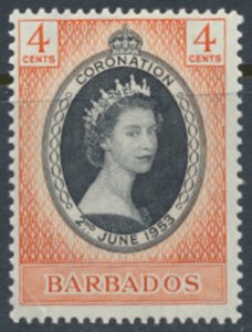 Barbados  SC# 234   MLH  Coronation see details & scans
