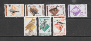 BIRDS - URUGUAY #751-6  MNH