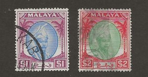 Malay States - Pahang 62 & 63 Used