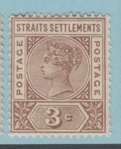 STRAITS SETTLEMENTS 85  MINT HINGE REMNANT OG * NO FAULTS VERY FINE! - PTM