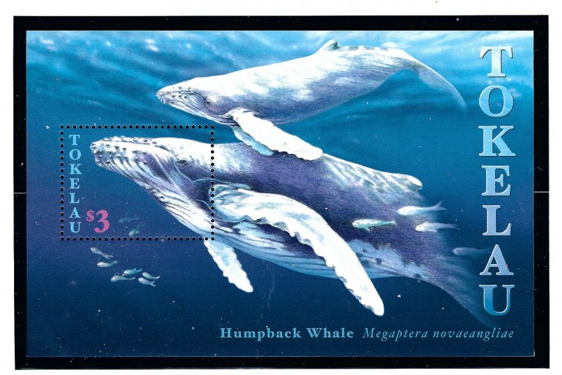 Tokelau Is 242 MNH 1997 Humpback Whale S/S      (KA)